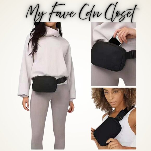 NEW RED Crossbody SHERPA Belt Bag - Picture 4 of 4